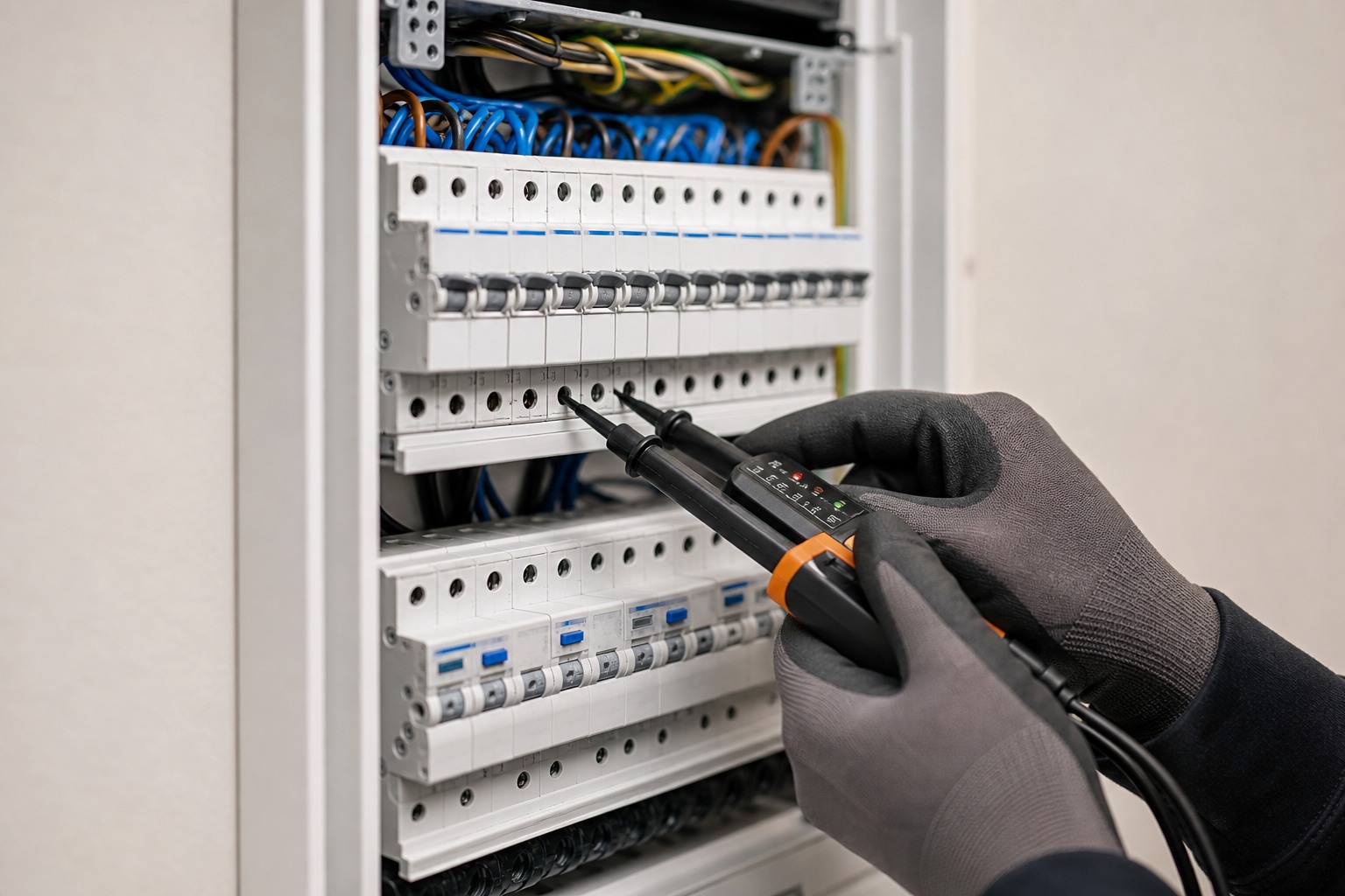 Vakkundige controle van de meterkast